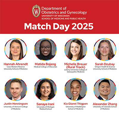 It’s a Match! Meet the Resident Class of 2029! - Ob-Gyn UW-Madison